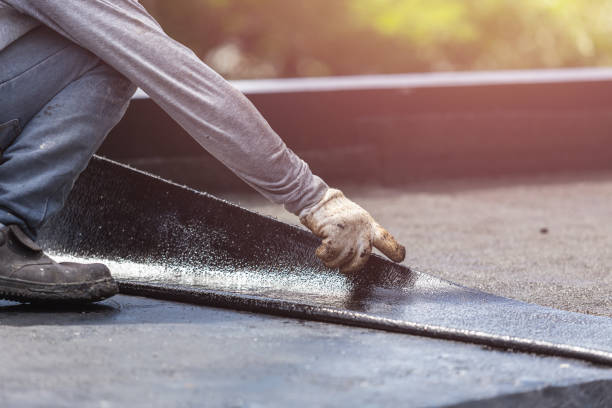 Professional Basement Waterproofing technician working in Rome City, IN